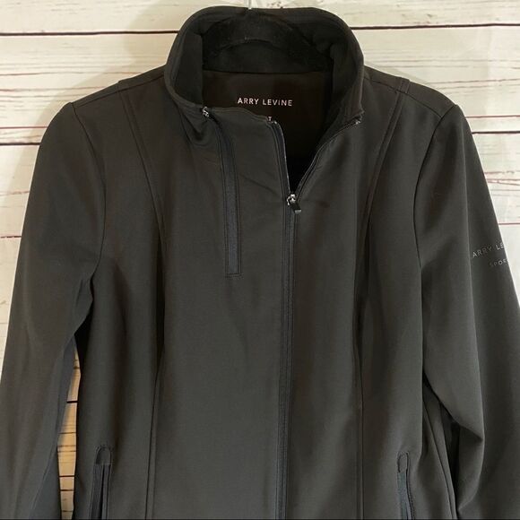 LARRY LEVINE SPORT WOMEN'S BLACK JACKET,COAT - Picture 2 of 10
